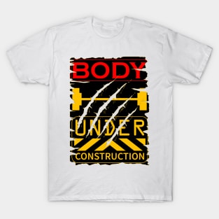 Body under construction patch design T-Shirt